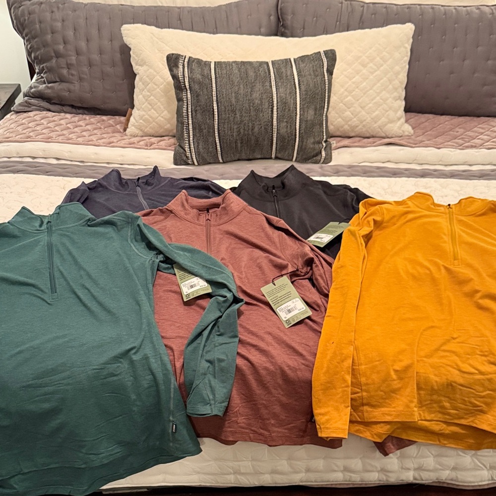 Lot of 5 REI Midweight Base Layer